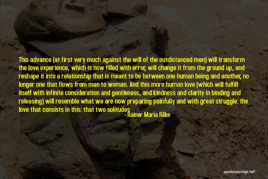 Man Protect Woman Quotes By Rainer Maria Rilke