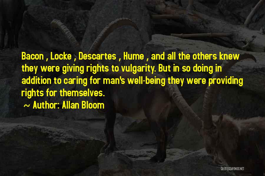 Man Providing Quotes By Allan Bloom