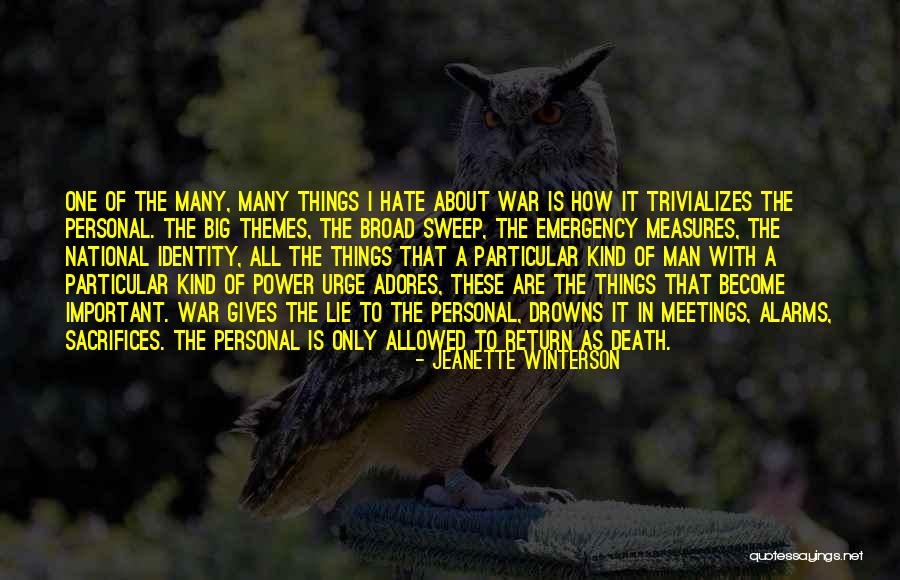 Man Sacrifices Quotes By Jeanette Winterson Man Sacrifices Quotes By Jeanette Winterson
