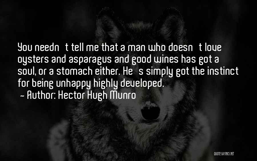 Man Stomach Quotes By Hector Hugh Munro