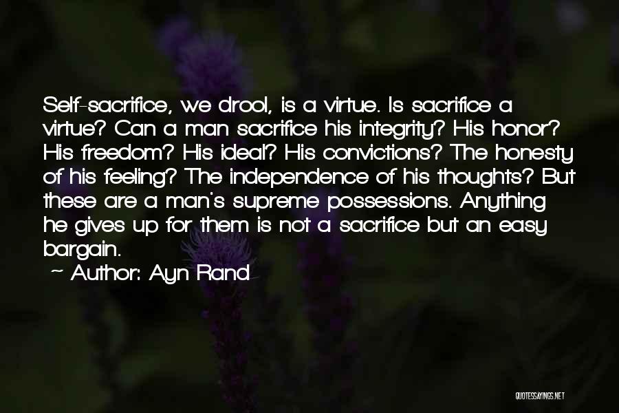 Man Thoughts Quotes By Ayn Rand