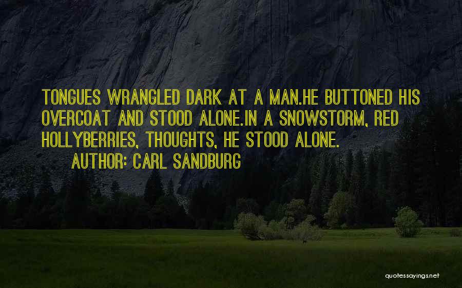 Man Thoughts Quotes By Carl Sandburg