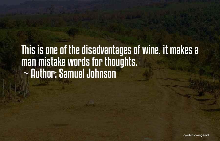 Man Thoughts Quotes By Samuel Johnson