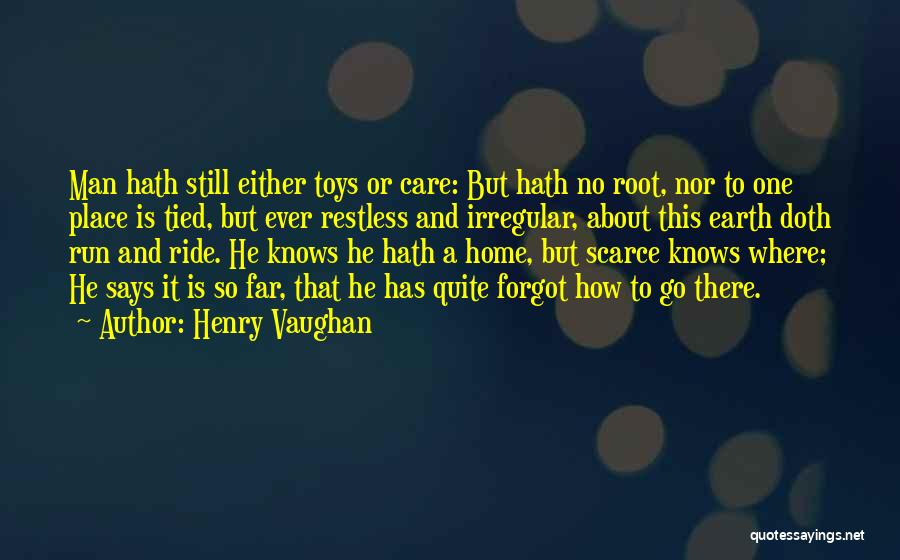 Man Toys Quotes By Henry Vaughan