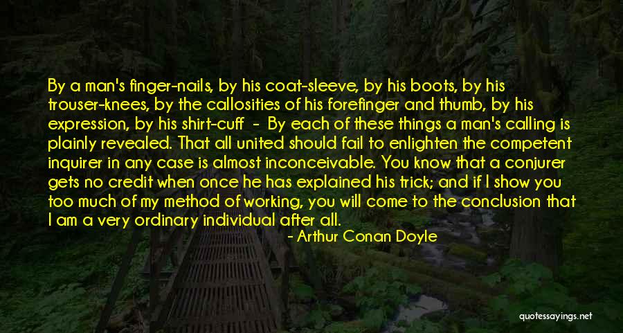Man Under The Thumb Quotes By Arthur Conan Doyle Man Under The Thumb Quotes By Arthur Conan Doyle