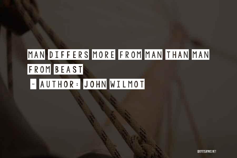 Man Vs Beast Quotes By John Wilmot