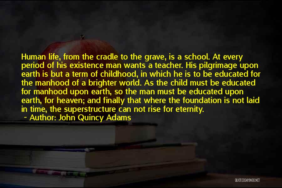 Man Wants Quotes By John Quincy Adams