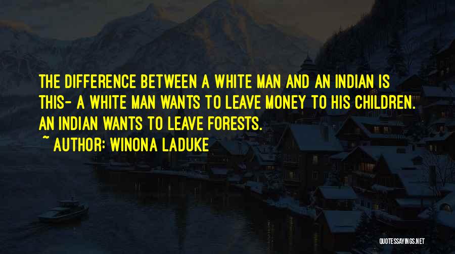 Man Wants Quotes By Winona LaDuke