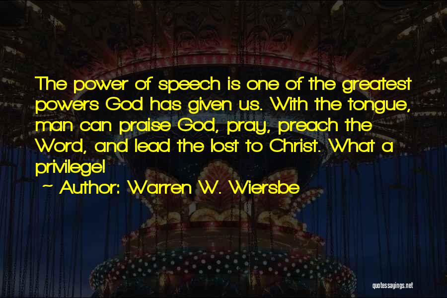 Man With One Word Quotes By Warren W. Wiersbe