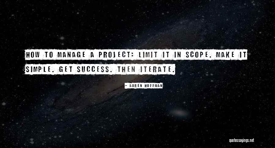 Manage A Project Quotes By Auren Hoffman Manage A Project Quotes By Auren Hoffman
