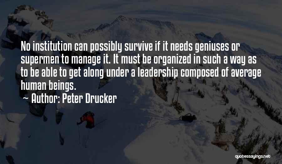 Manage Quotes By Peter Drucker