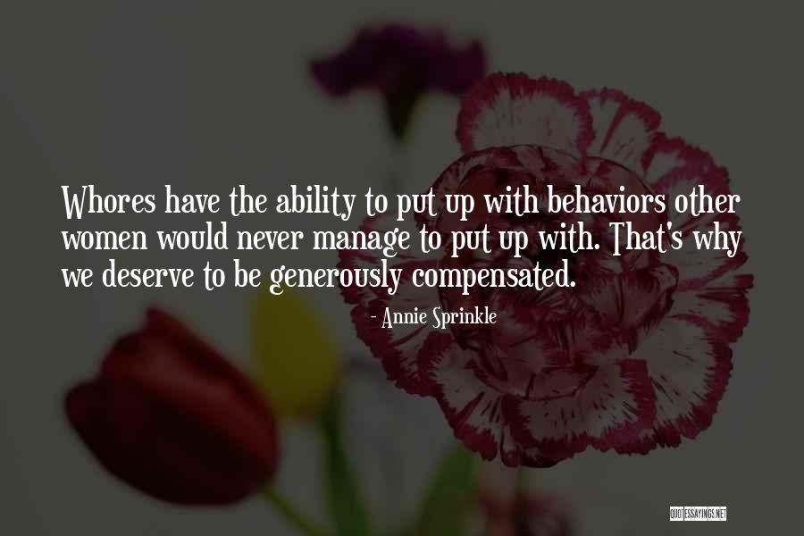 Manage Up Quotes By Annie Sprinkle