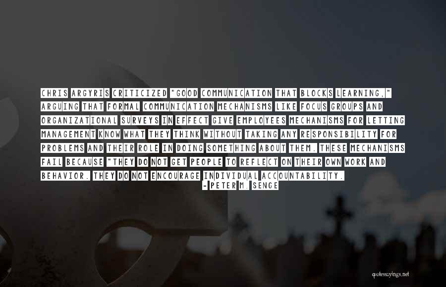 Management And Employees Quotes By Peter M. Senge Management And Employees Quotes By Peter M. Senge