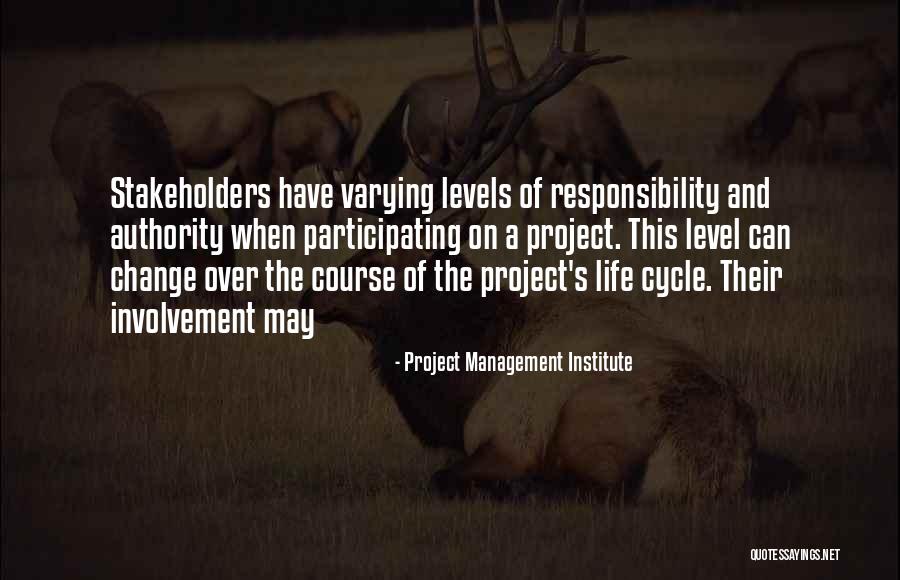 Management Change Quotes By Project Management Institute