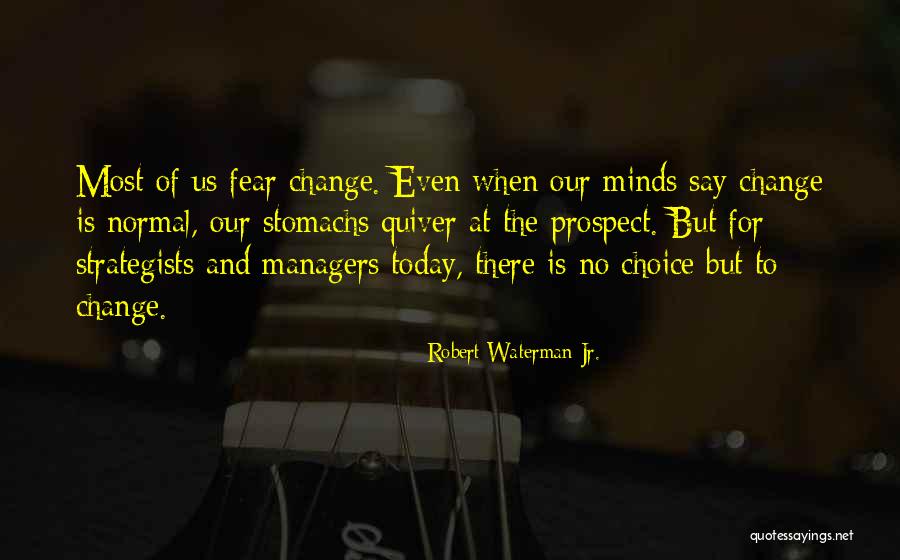 Management Change Quotes By Robert Waterman Jr.