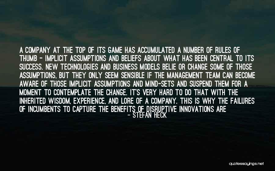 Management Change Quotes By Stefan Heck Management Change Quotes By Stefan Heck