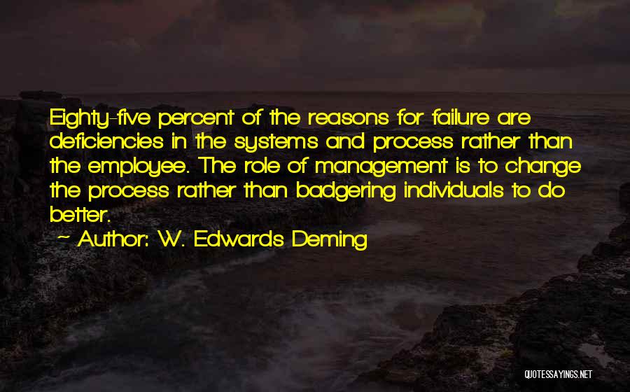 Management Change Quotes By W. Edwards Deming