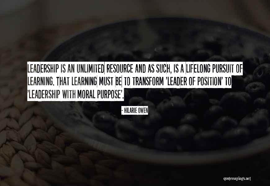 Management Development Quotes By Hilarie Owen Management Development Quotes By Hilarie Owen