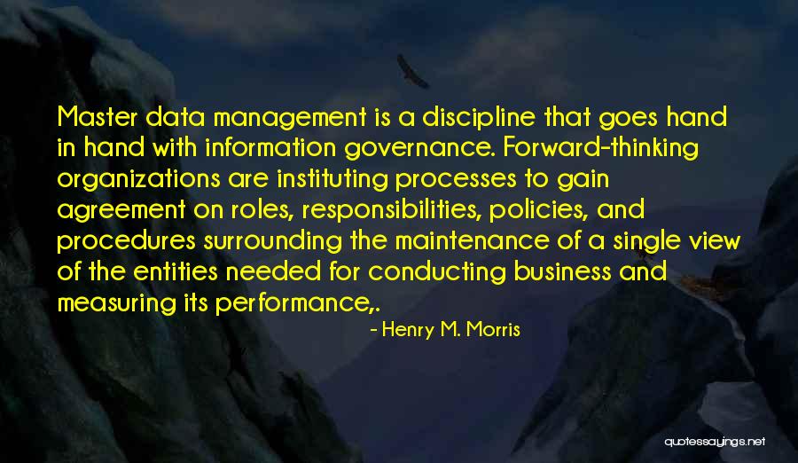 Management Information Quotes By Henry M. Morris