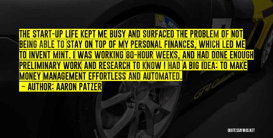 Management Of Money Quotes By Aaron Patzer