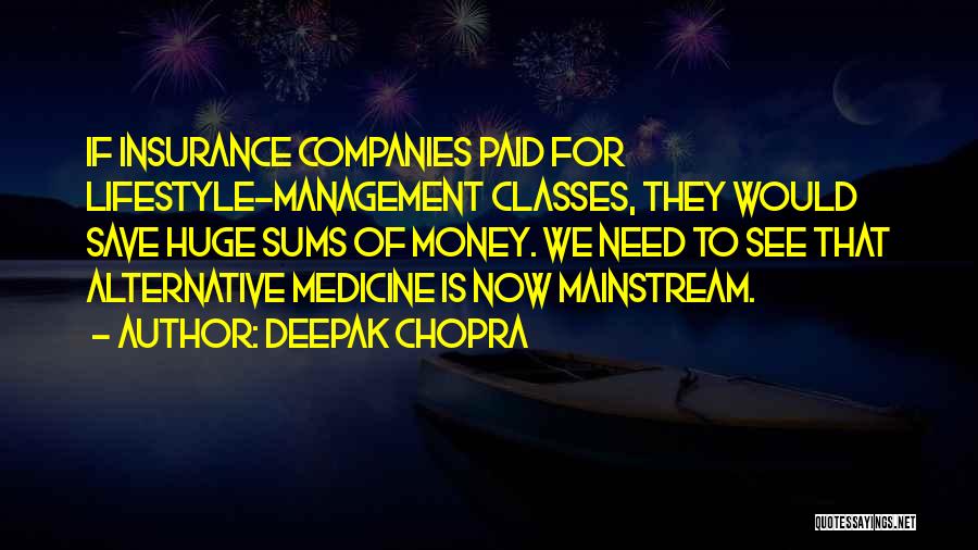 Management Of Money Quotes By Deepak Chopra