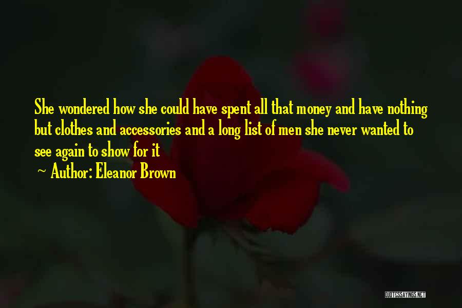 Management Of Money Quotes By Eleanor Brown