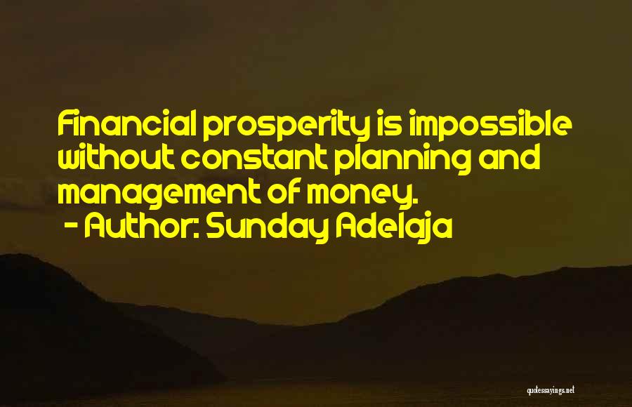 Management Of Money Quotes By Sunday Adelaja