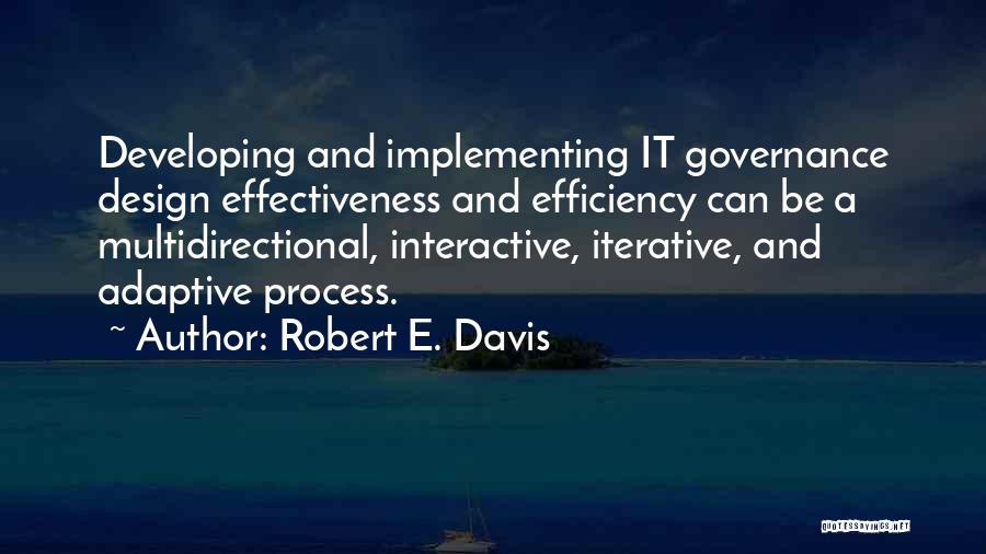 Management Planning Quotes By Robert E. Davis