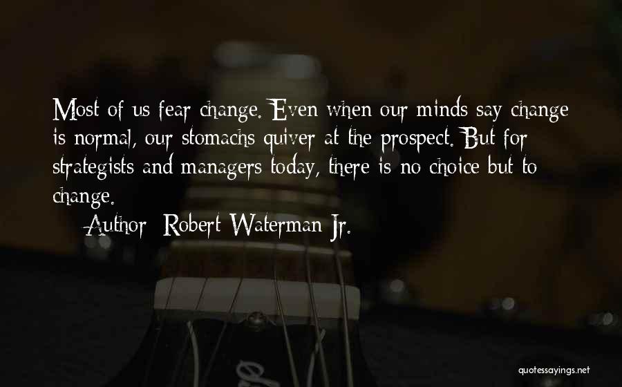 Management Planning Quotes By Robert Waterman Jr.