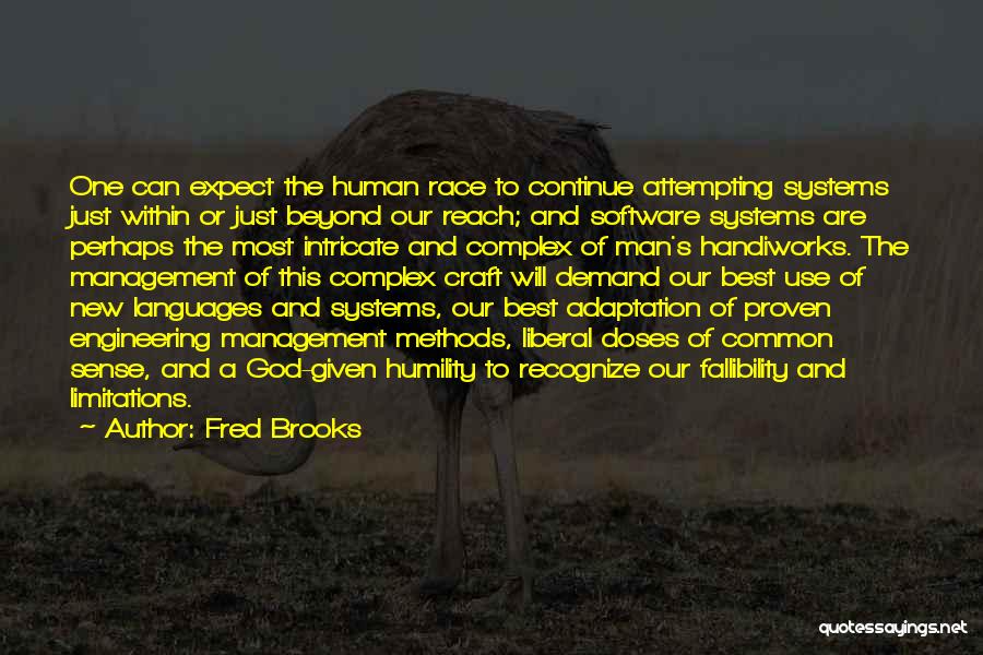 Management Systems Quotes By Fred Brooks