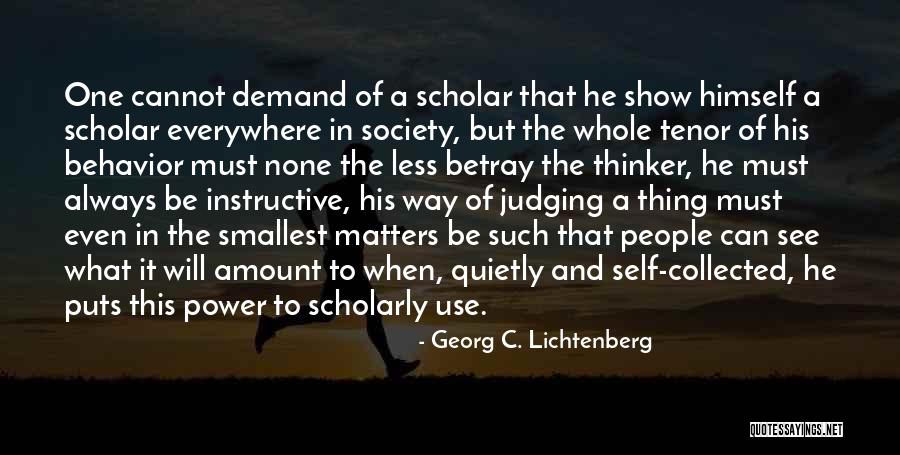 Managerial State Quotes By Georg C. Lichtenberg Managerial State Quotes By Georg C. Lichtenberg