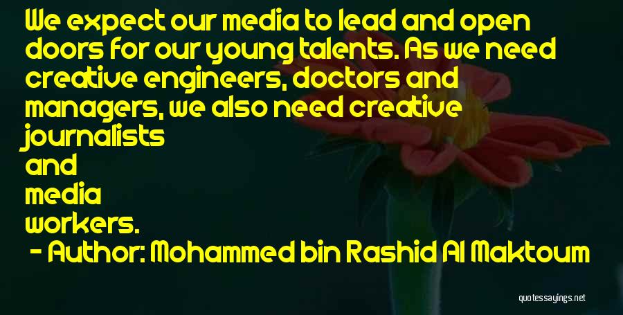 Managers Quotes By Mohammed Bin Rashid Al Maktoum
