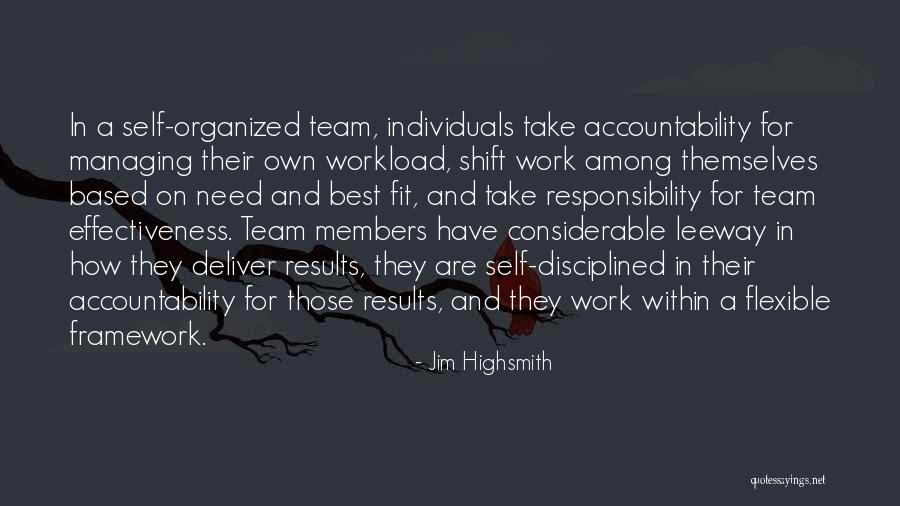 Managing A Team Quotes By Jim Highsmith