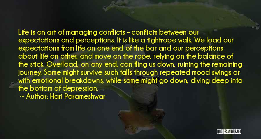 Managing Conflict Quotes By Hari Parameshwar