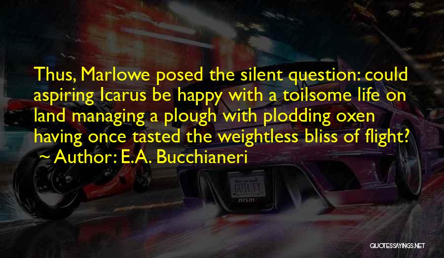 Managing Life Quotes By E.A. Bucchianeri