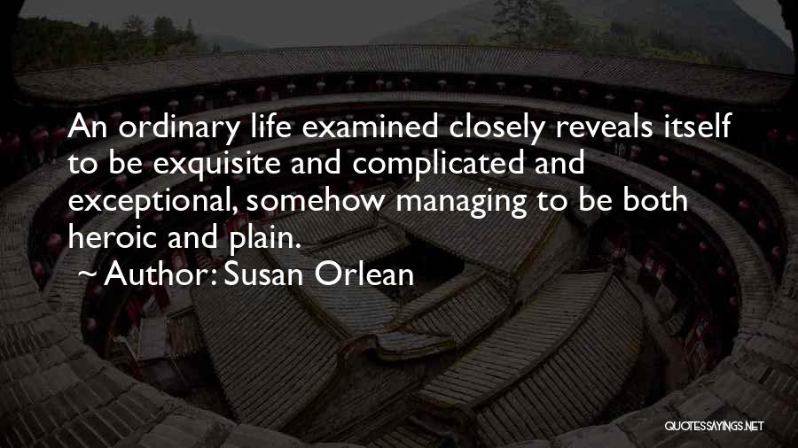 Managing Life Quotes By Susan Orlean