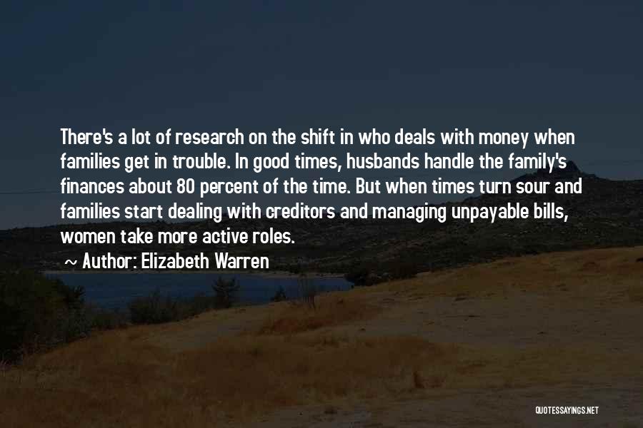 Managing Money Quotes By Elizabeth Warren