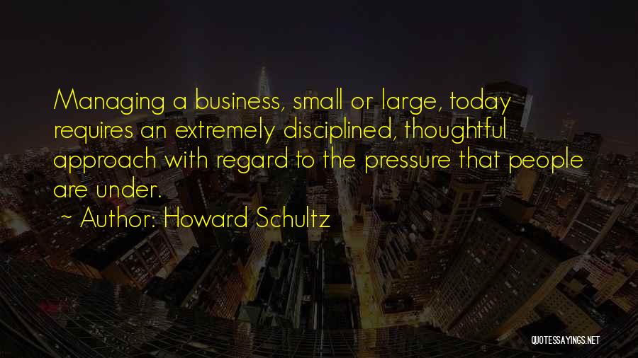 Managing Quotes By Howard Schultz