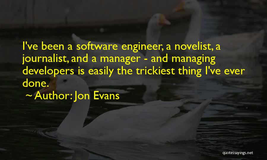 Managing Quotes By Jon Evans