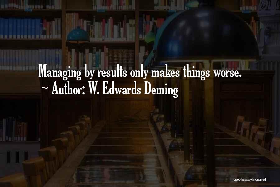 Managing Quotes By W. Edwards Deming