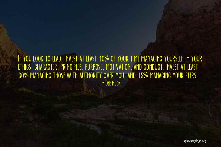 Managing Time Quotes By Dee Hock Managing Time Quotes By Dee Hock