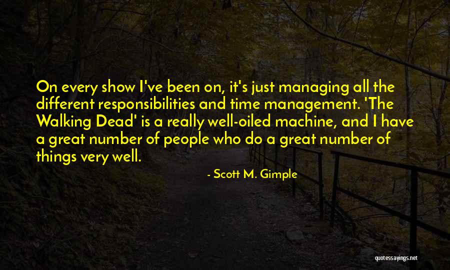 Managing Time Quotes By Scott M. Gimple Managing Time Quotes By Scott M. Gimple