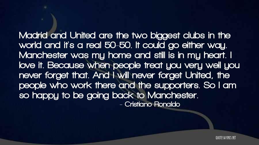 Manchester United Supporters Quotes By Cristiano Ronaldo