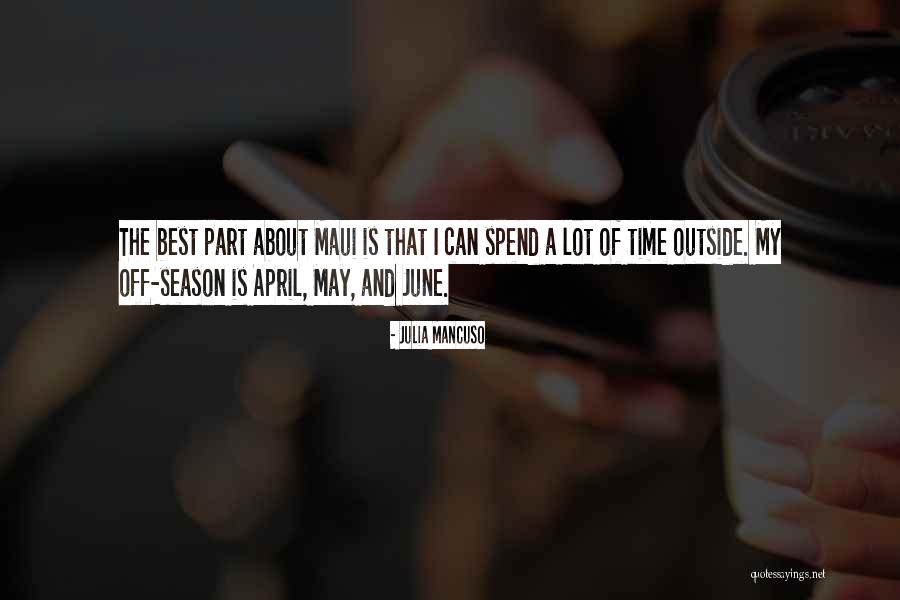 Mancuso Quotes By Julia Mancuso