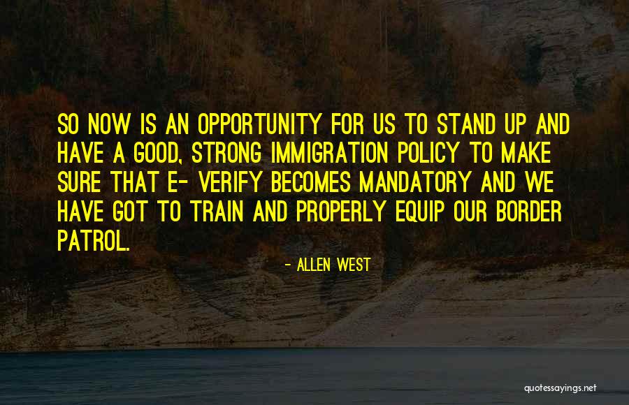 Mandatory Quotes By Allen West