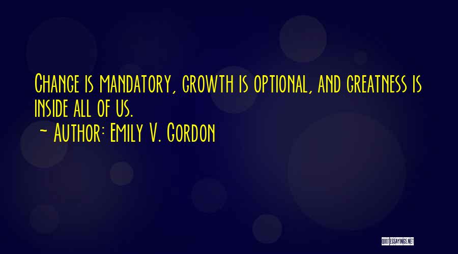 Mandatory Quotes By Emily V. Gordon