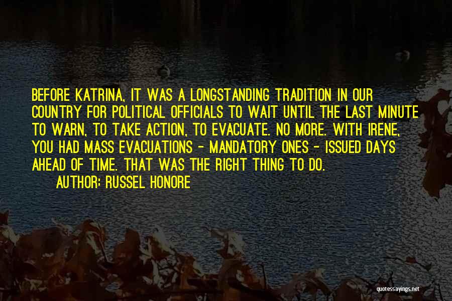 Mandatory Quotes By Russel Honore