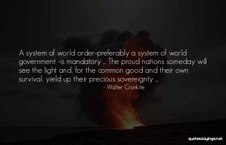 Mandatory Quotes By Walter Cronkite