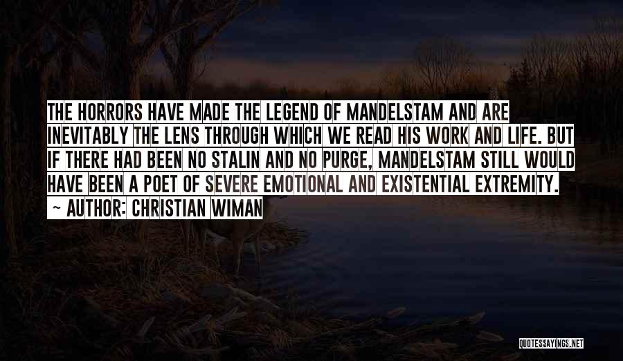 Mandelstam Quotes By Christian Wiman