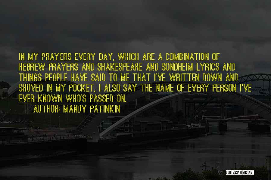 Mandy Patinkin Quotes 76987